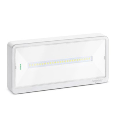 OVA44014 Nouzové svítidlo Exiway Light, 1 až 3 hodiny, až 500 lm, IP42, LiFePO4, LED,Schneider Electric