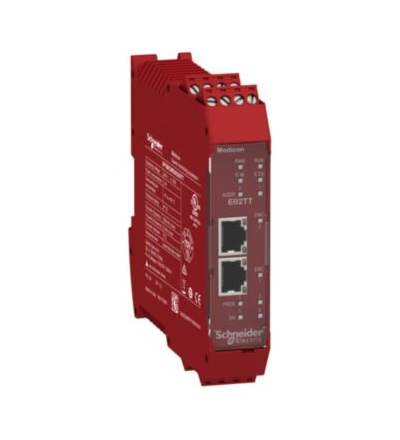 XPSMCMEN0200TT Bezpečnostní modul monitor. rychlosti - 2 vstupy TTL enkodéry, šroubové svorky, Schneider electric