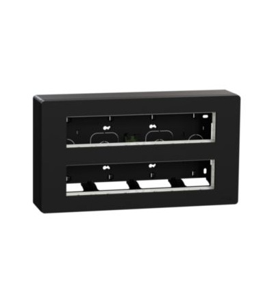 NU121054 Unica System+ - Centrální jednotka 2x10 modulů povrchová, Antracit,Schneider Electric