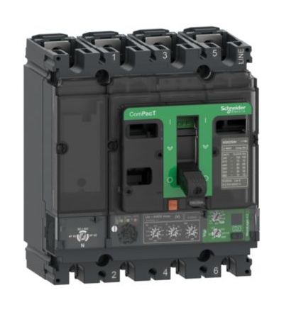 C10N44V040 NSX100N 50kA AC 4P4D 40A 4.2,Schneider Electric