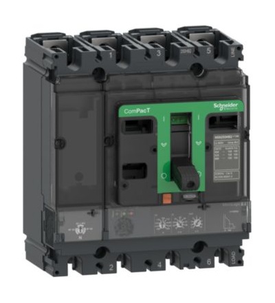 C10F42D100 NSX100F 36kA AC 4P4D 100A 2.2,Schneider Electric