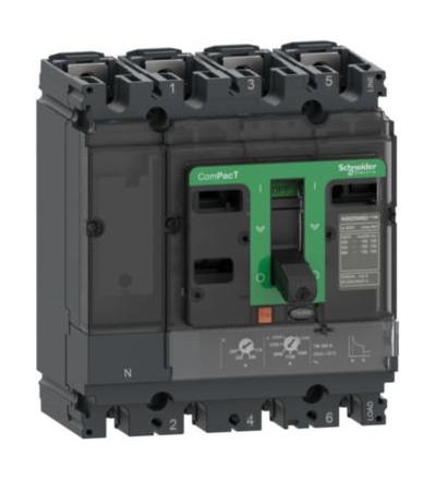 C10N4TM080 NSX100N 50kA AC 4P4D 80A TMD,Schneider Electric