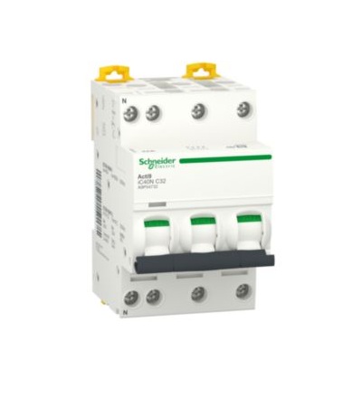 A9P54732 Jistič Acti9 iC40N 3P+N 32A C 6kA,Schneider Electric