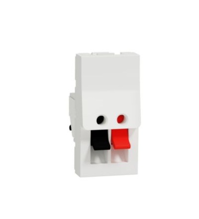 NU348718 Unica - Svorky reproduktorové 1M, Bílé,Schneider Electric