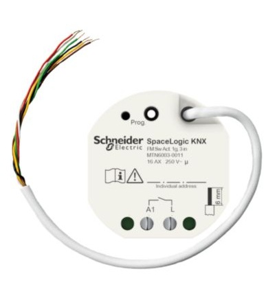 MTN6003-0011 SpaceLogic KNX FM Sw Act. 1g, 3 in,Schneider Electric
