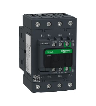 LC1DT60ABBE Stykač TeSys Green 4P 60A AC1 24V DC, Schneider electric