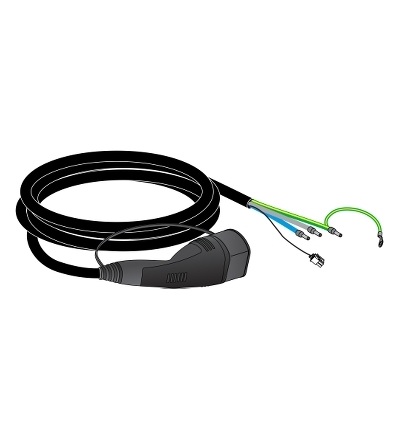 EVP2CNS161C4 integrovaný kabel T2 16A 1fáz. IEC 4m NWB, Schneider Electric