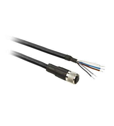 XZCP11V12L20 Konektor M12- 5 pinů, s kabelem - 20m - PUR - přímý, Schneider Electric