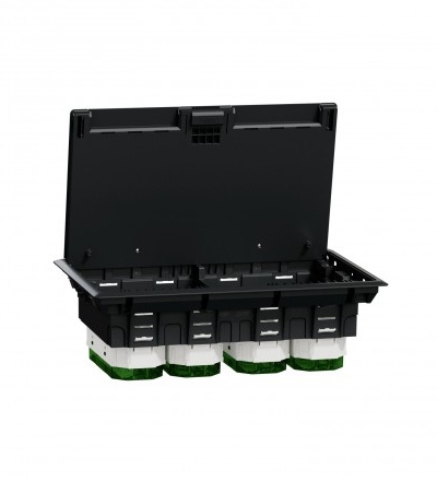 INS52126 Unica System+ - Podlahová krabice XL plastová 12 modulů 45x45,Schneider Electric