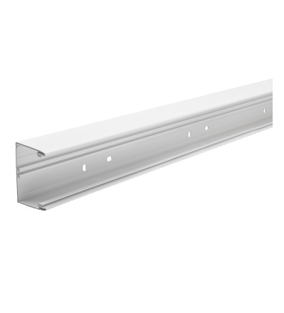 ISM11100P Parapetní kanál+přední víko 1-kom, 80x55 bílý, L 1x2m, bílý, Schneider Electric