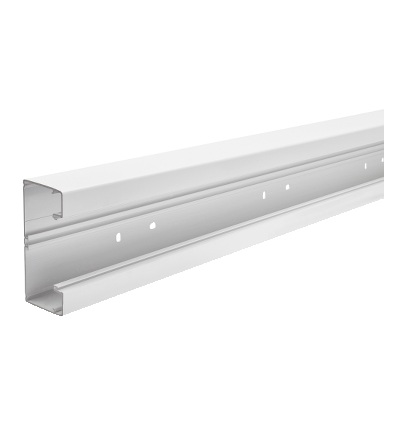 ISM11300P Parapetní kanál+přední víko 1-kom, 120x55 bílý, L 1x2m, bílý, Schneider Electric