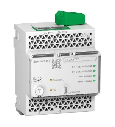 LV434002 Ethernetová brána IFE pro jističe Compact, Masterpact, Schneider Electric
