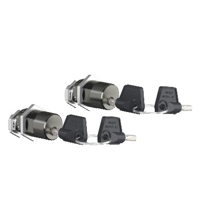 LV833775 Uzamykání šasi - 2 zámky Profalux, 2 různé klíče, Schneider Electric