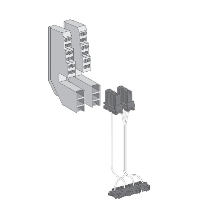 LV847507 Napěťové měřicí vstupy - výsuvný MTZ, Schneider Electric