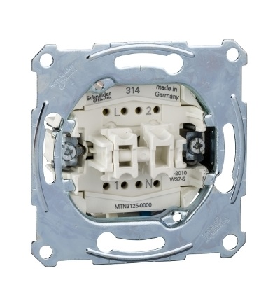 MTN3125-0000 Mechanismus přepínače sériového ř. 5, 10A, s nul. svorkou, Schneider Electric