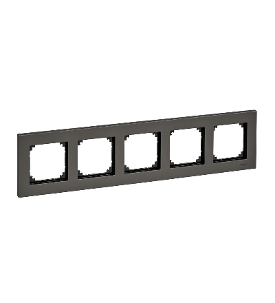 MTN403514 Rámeček 5násobný M-Elegance Rhodium Grey, Schneider Electric