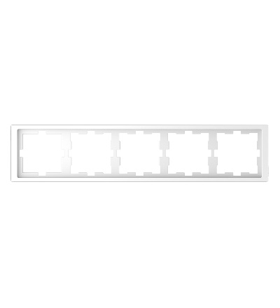 MTN4050-6535 Rámeček D-Life, pětinásobný, lotus white, Schneider Electric