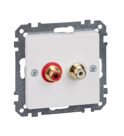 MTN4350-0325 Mechanizmus zásuvky pro audio připojení, active, System-M, Schneider Electric