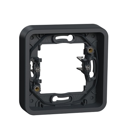 MUR34108 Rámeček IP55 pro zapuštěnou montáž 1 násobný s rozpěrkami, antracit, Schneider Electric