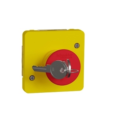 MUR35052 Nouzový spínač s klíčem, IP55, antracit, Schneider Electric