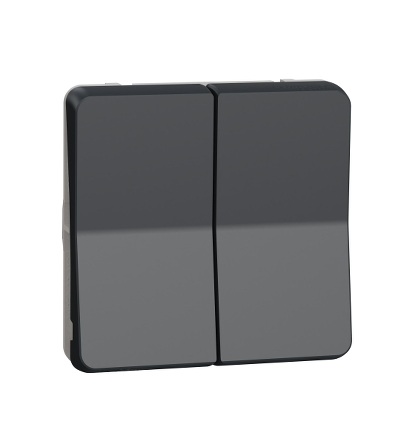 MUR35326 Tlačítko dvojité ř.1/0+1/0So, IP55, antracit, Schneider Electric