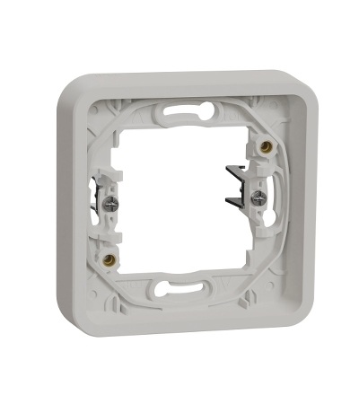 MUR39108 Rámeček IP55 pro zapuštěnou montáž 1 násobný s rozpěrkami, bílý, Schneider Electric