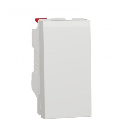 NU310118 Unica - Spínač jednopólový řazení 1, 1M, Bílý,Schneider Electric