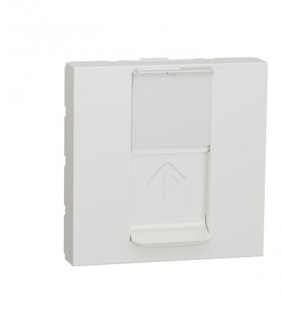 NU341718 Unica - Zásuvka datová 1xRJ45 Kat.6 STP, 2M, Bílá,Schneider Electric