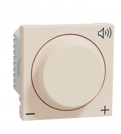 NU360244 Unica - Ovládač hlasitosti, Béžový,Schneider Electric