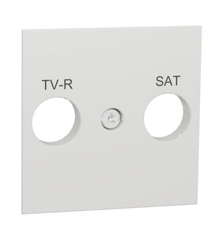 NU944118 Unica - Centrální deska pro TV-R/SAT zásuvku, Bílá,Schneider Electric