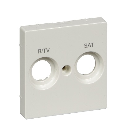MTN299819 Centrální deska označená R/TV+SAT pro anténní zásuvku, System M, polar, Schneider Electric