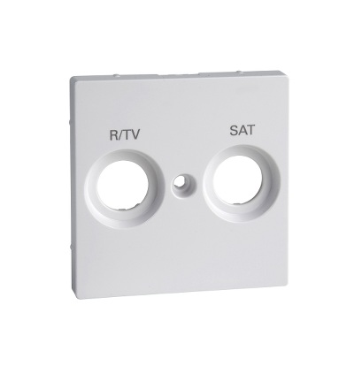 MTN299825 Centrální deska označená R/TV+SAT pro anténní zásuvku, System M, active, Schneider Electric