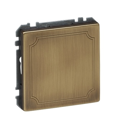 MTN391943 Zaslepovací kryt, S-Design, antique brass, Schneider Electric