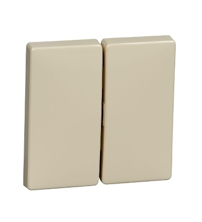 MTN412544 Kryt spínače dělený, S-Design, white cream, Schneider Electric