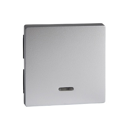MTN431060 Kryt spínače s průzorem, System M, alu, Schneider Electric