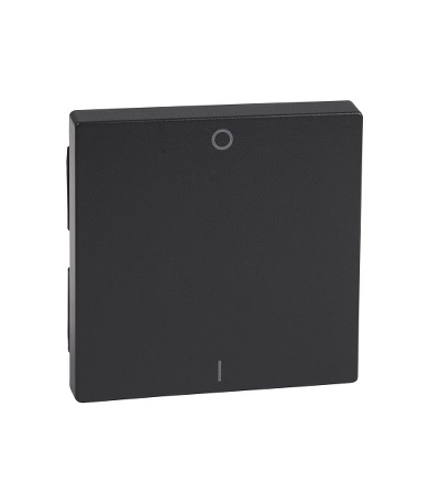 MTN433214 Kryt spínače 0/1, System M, antracit, Schneider Electric