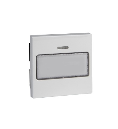 MTN434725 Kryt spínače s popisovým polem a průzorem, System M, active, Schneider Electric