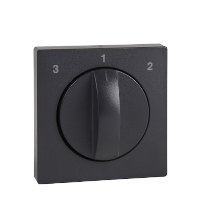 MTN437114 Centrální deska pro spínač ventilátoru, System M, antracit, Schneider Electric