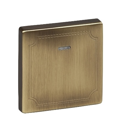MTN438043 Kryt spínače s průzorem, S-Design, antique brass, Schneider Electric
