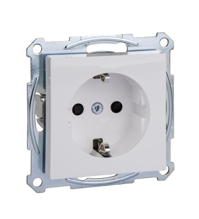 MTN2300-0325 Zásuvka 250V/16A s bočními zemnícími kontakty, System M, active, Schneider Electric