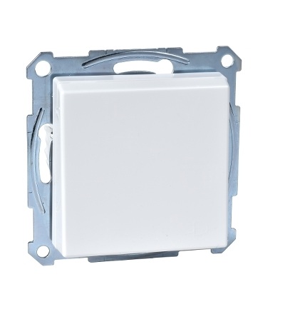 MTN2310-0319 Zásuvka 250V/16A s bočními zemnícími kontakty, System M, polar, Schneider Electric
