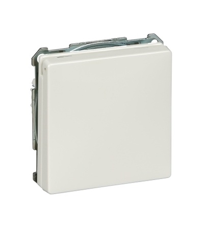 MTN2311-4019 SCHUKO zásuvka 2P+E, 16A, bezšroubová, polar white, System Design, s klapkou IP20, Schneider Electric