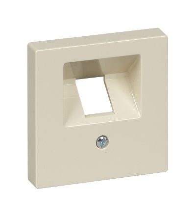 MTN296244 Centrální deska pro 1xRJ45, white cream, lesklá, System M, Schneider Electric