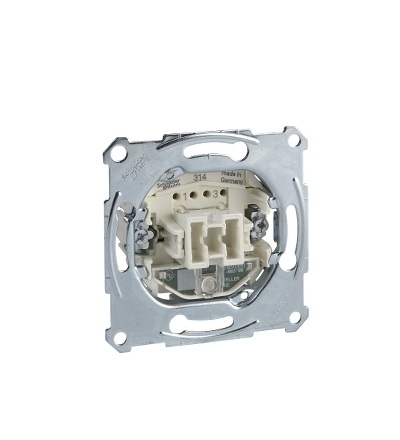 MTN3102-0000 Mechanismus spínače dvojpólového se signalizační kontrolkou ř. 2 Ss, 10A, Schneider Electric