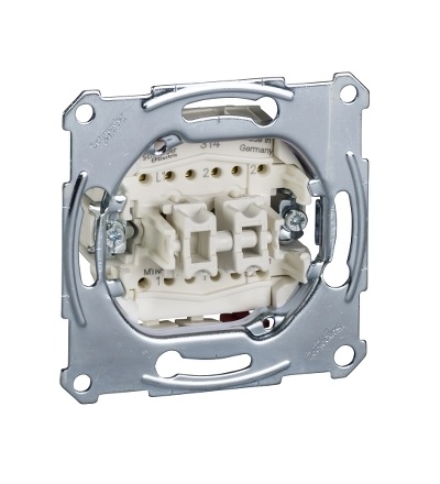 MTN3128-0000 Mechanismus přepínače střídavého a ovládače tlačítkového ř. 6 +1/0, 10A, Schneider Electric