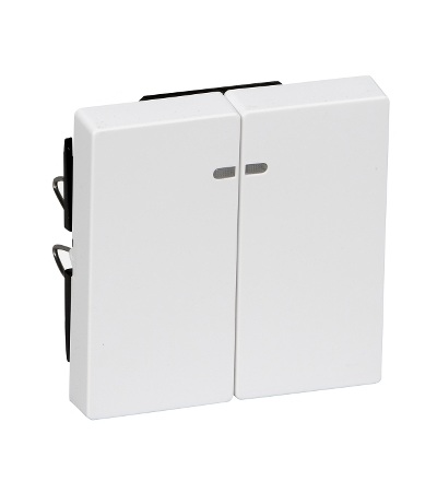 MTN3420-0325 Kryt spínače dělený s průzory, System M, active, Schneider Electric