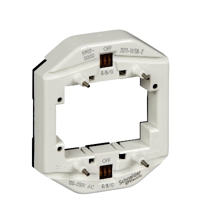 MTN3902-0000 Osvětlovací signalizační LED modul pro dvojité přepínače a tlačítka (100-230V, RGB), Schneider Electric