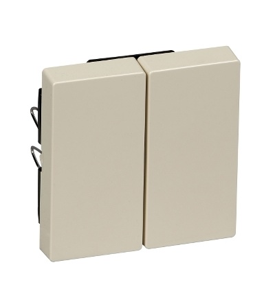 MTN432544 Kryt spínače dělený, System M, white cream, Schneider Electric