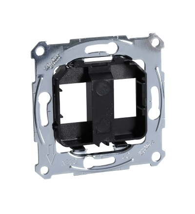 MTN4566-0003 Montážní rám pro modulární konektory, černé, Schneider Electric