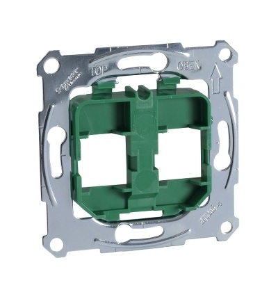 MTN4566-0004 Montážní rám pro modulární konektory, červený, Schneider Electric